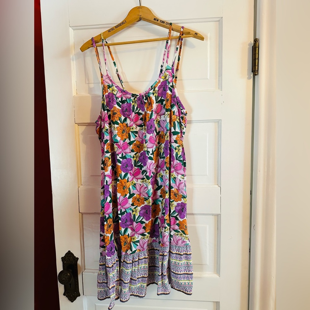 Floral Swim Suits For All Coverup size 14/16